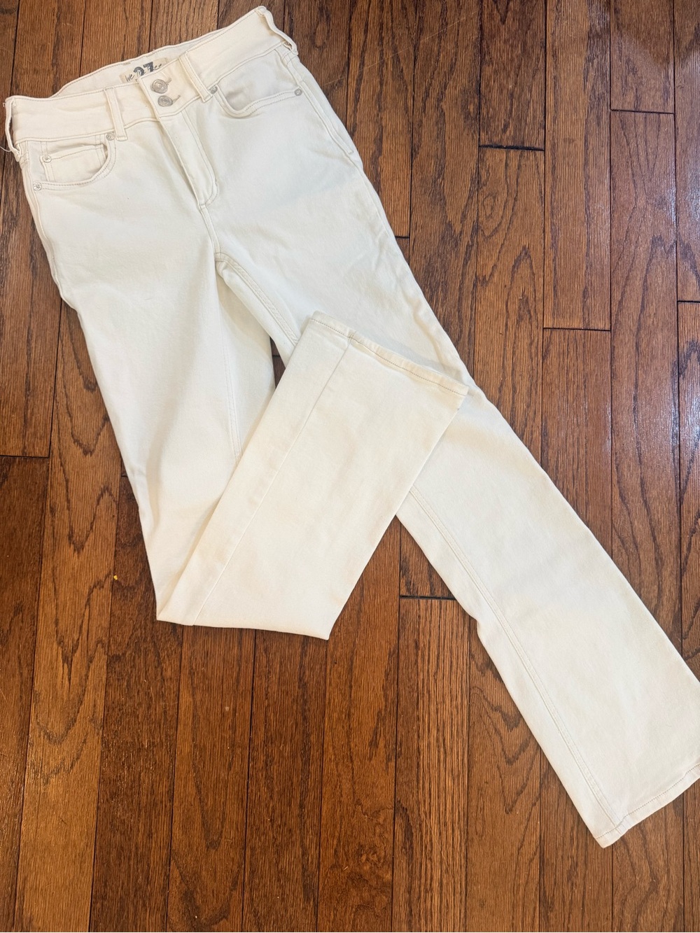 We The Free Cream Flare Jeans